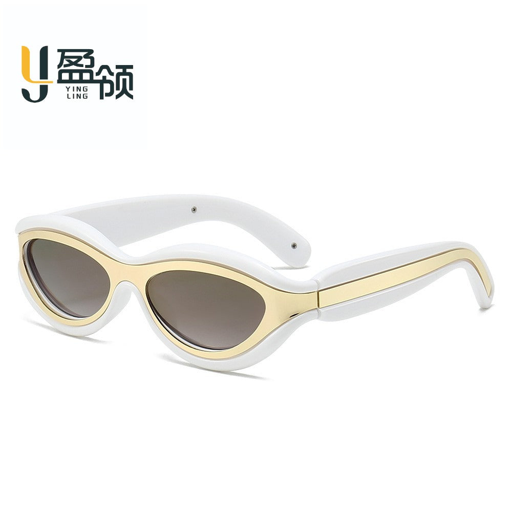 European and American windproof retro sunshade sunglasses