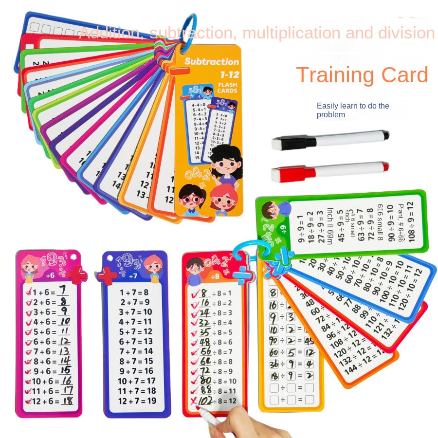 Multiplication Flash Cards Learning Tool