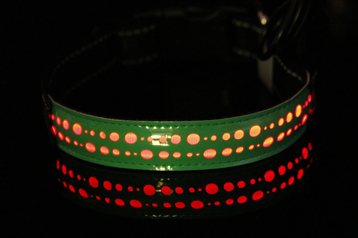 LED Light-Emitting Rechargeable Collar