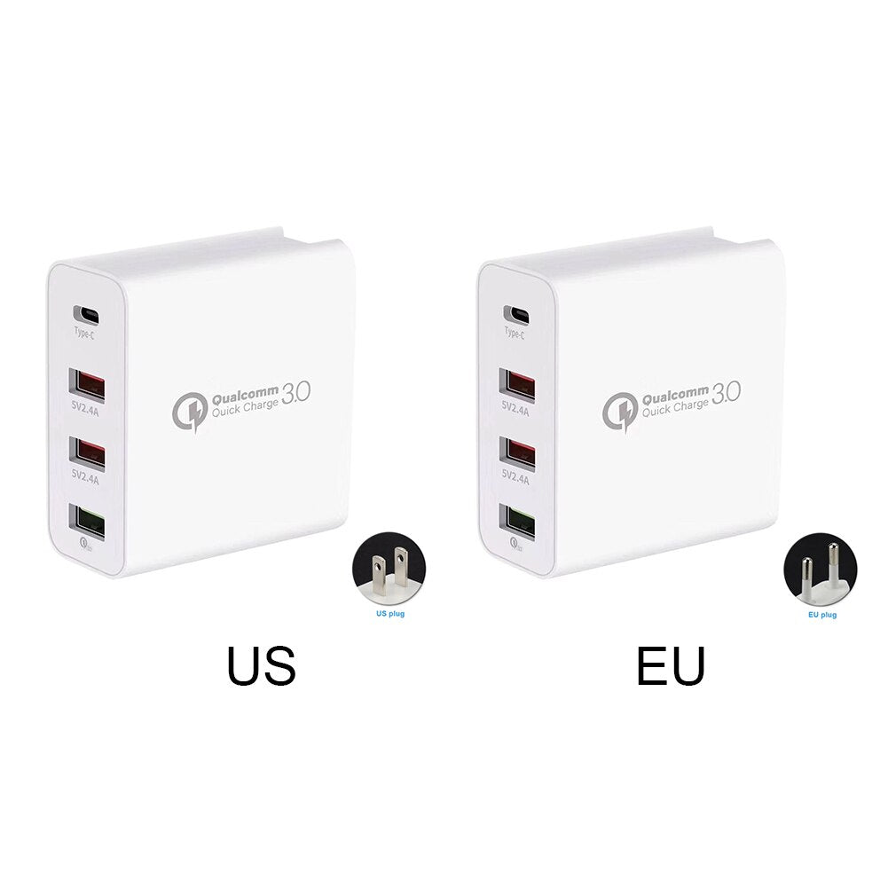 4 Ports Wall Charger Power Supply