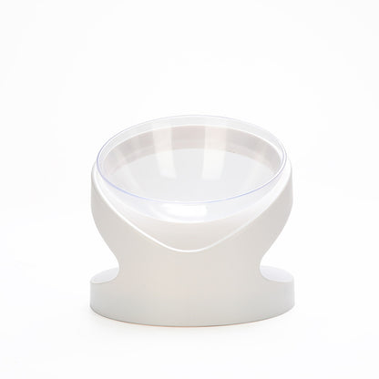 Pet Bowl With Sloping Mouth To Protect Cervical Vertebra