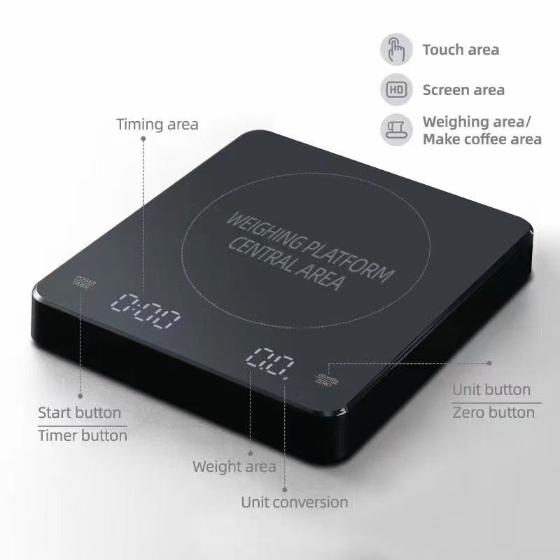High-Precision Kitchen Scale 3kg/0.1g with Timer