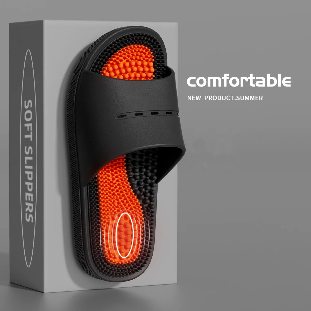 Personalized Massage Slippers Indoor Adult Summer Bath Non-Slip