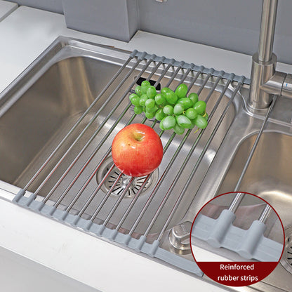 201 Stainless Steel Collapsible Drain Rack