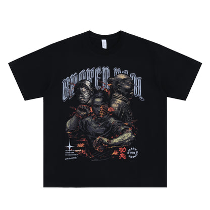 “Rampage” Print Casual Short Sleeve T-Shirt