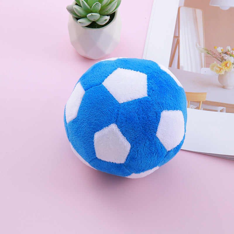 Pet Plush Squeaky Simulation Ball Toy
