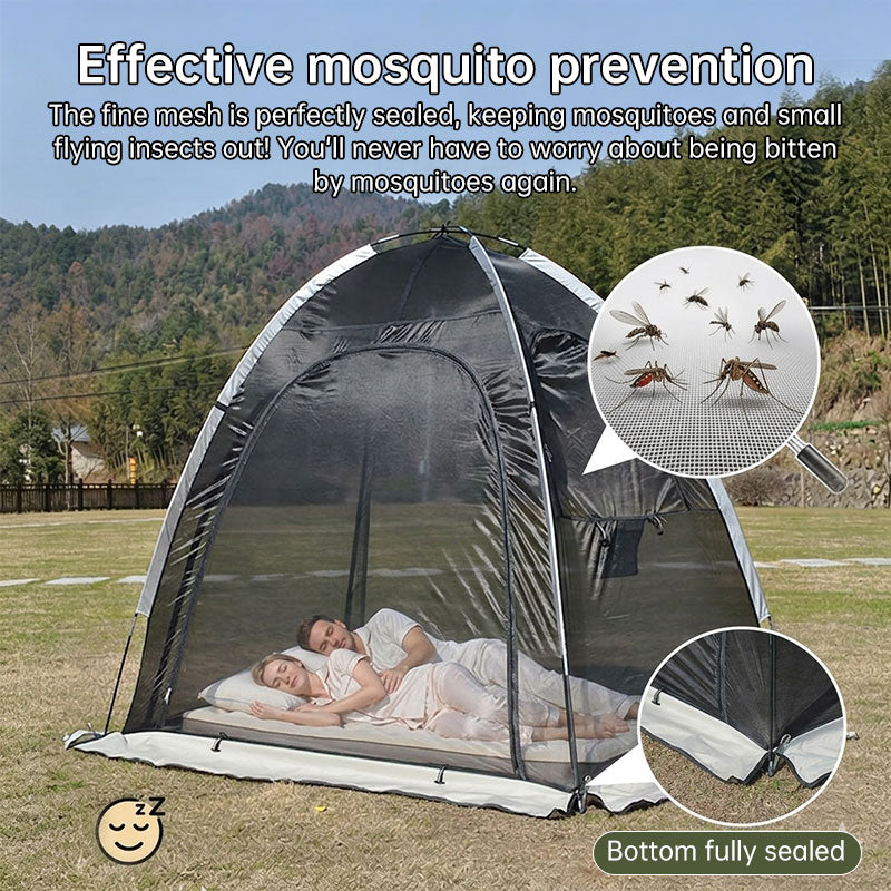 Mesh Tent with Mosquito-Proof Design — Double-Sized Anti-Insect Screen Canopy