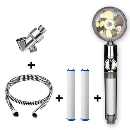 Propeller Turbocharged Shower Head
