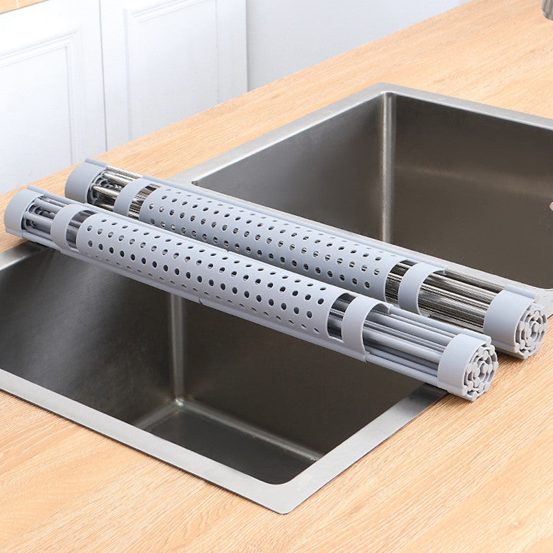 201 Stainless Steel Collapsible Drain Rack