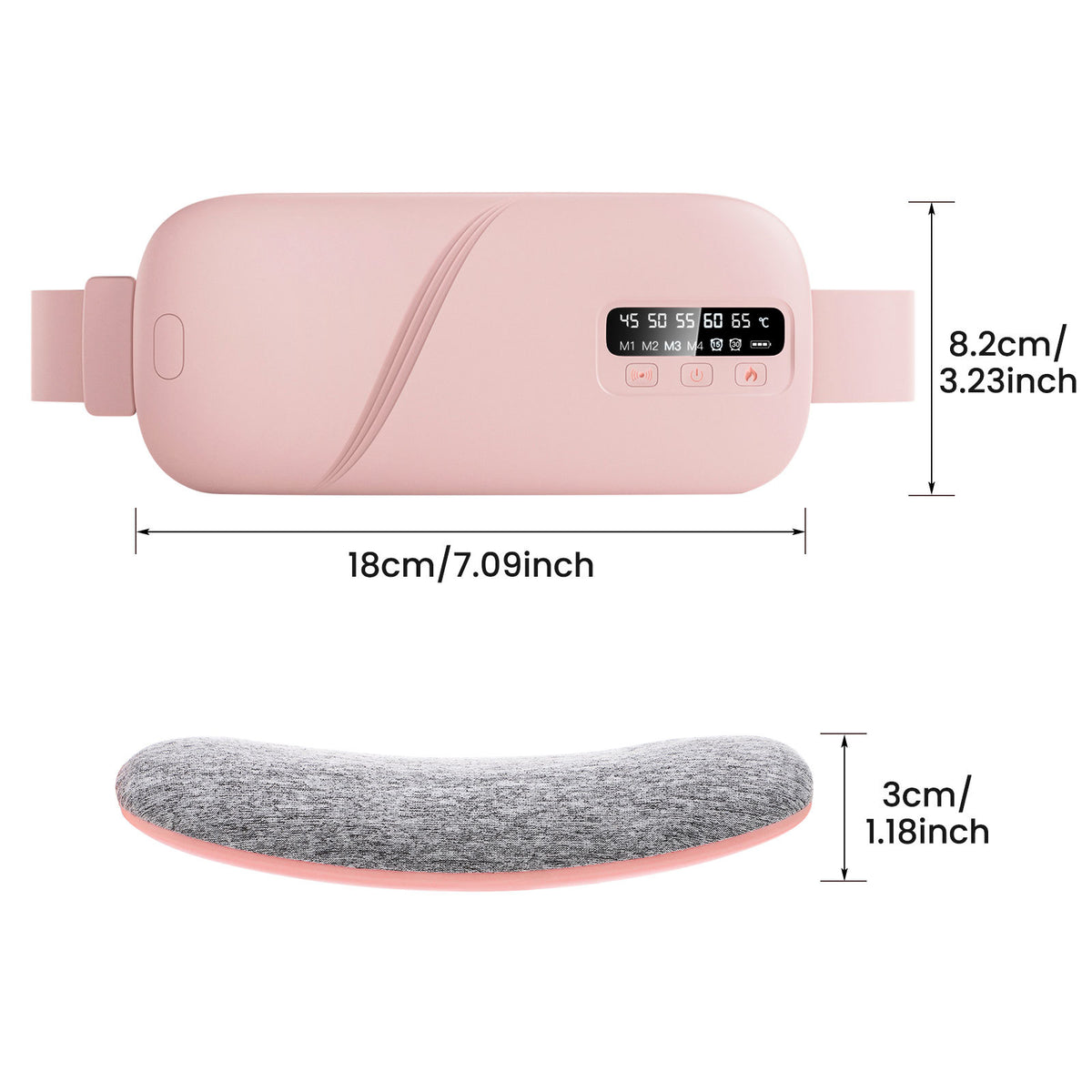 Heat Therapy Massage Belt