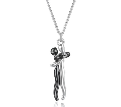 Mother-Daughter Embrace Clavicle Chain