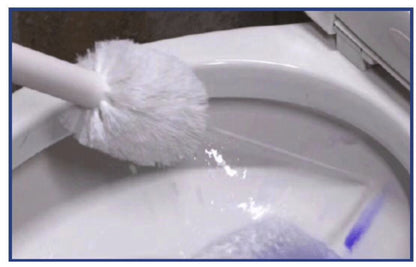 New Toilet Brush Spray Away eCleaning Brush