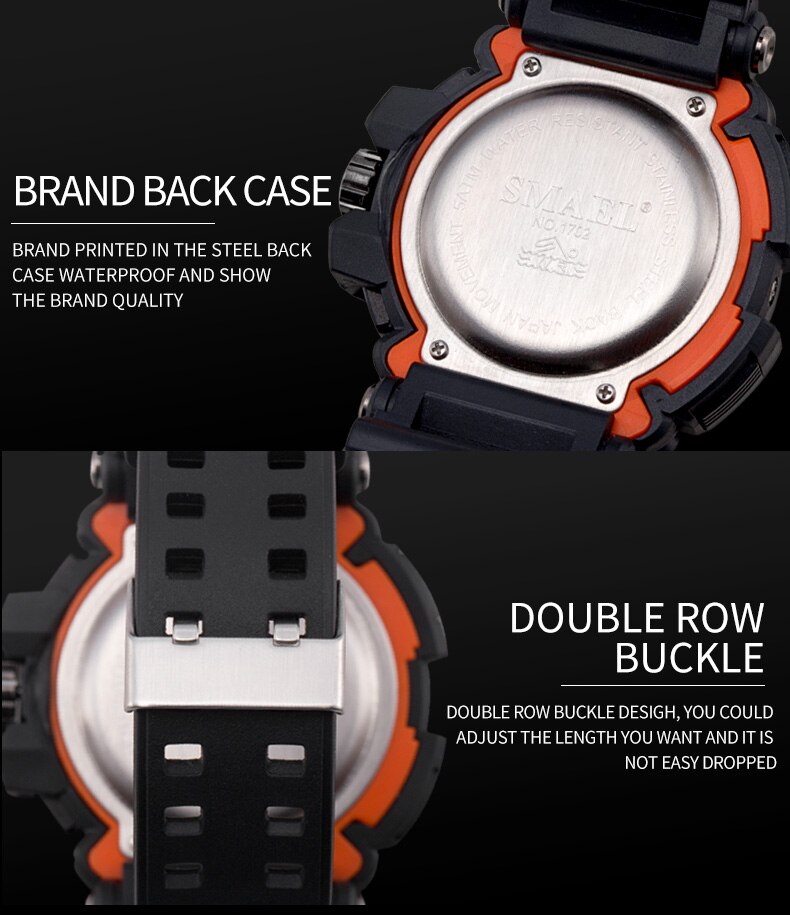 SMAEL 1702 Top Brand Luxury Sport Watch