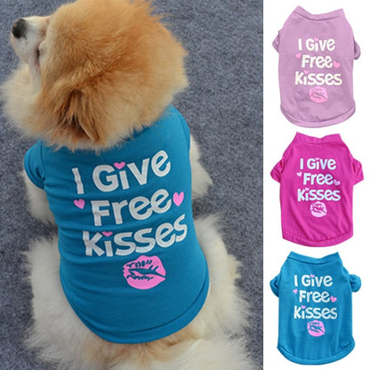 Puppy Clothes Cute Cotton Short Sleeve T-Shirt