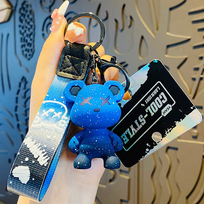 Gradient Cartoon Key Chain