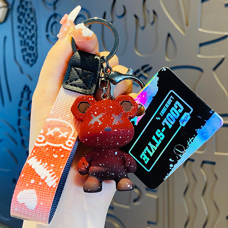 Gradient Cartoon Key Chain