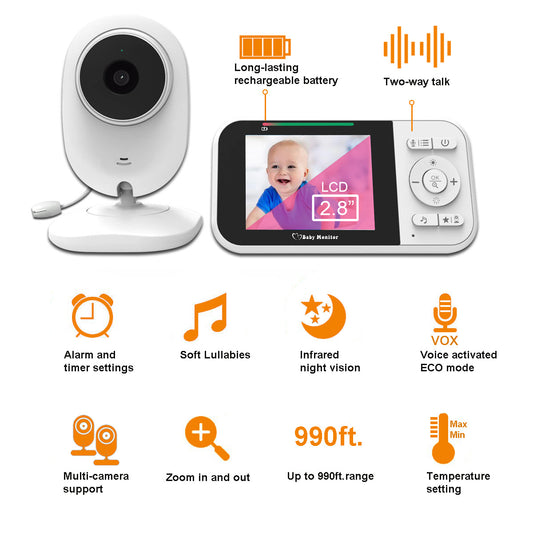 2.8-inch baby monitor