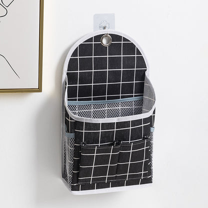Dormitory home fabric storage hanging bag wall hanging storage bag