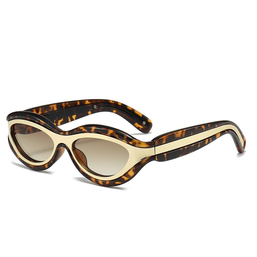 European and American windproof retro sunshade sunglasses
