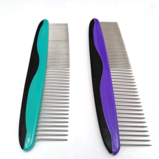 Shower brush stainless steel comb pet comb
