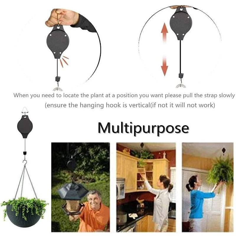 5pc Plant Pulley Hook Set