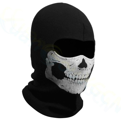 Motorcycle Balaclava Full Face Mask Skull Print