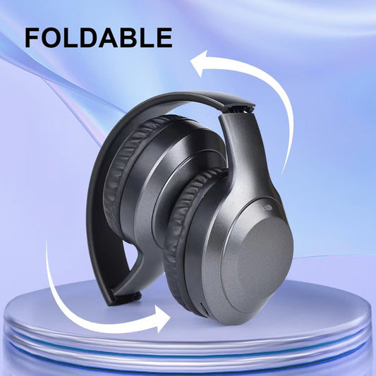 Head mounted wireless Bluetooth earphones