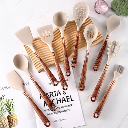 10pc Wooden Kitchen Tool Set
