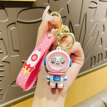 Cute Panda Astronaut Key Chain