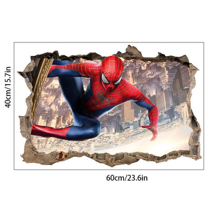 3D Spider Man Wall Sticker