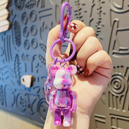 Electroplating Bear Doll Car Key Chain