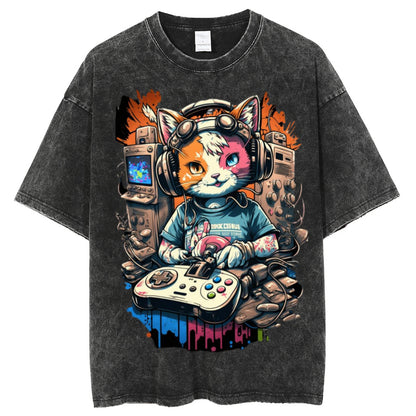 Y2k Anime Washed T-shirts *Collective*