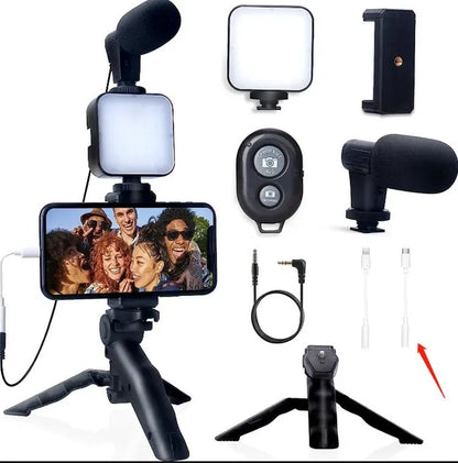 Tripod Vlogging Kit for Mobile Phone