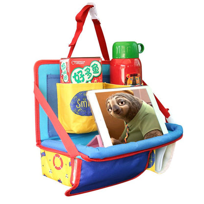 Car Seat Back Organizer W/ Tablet Holder