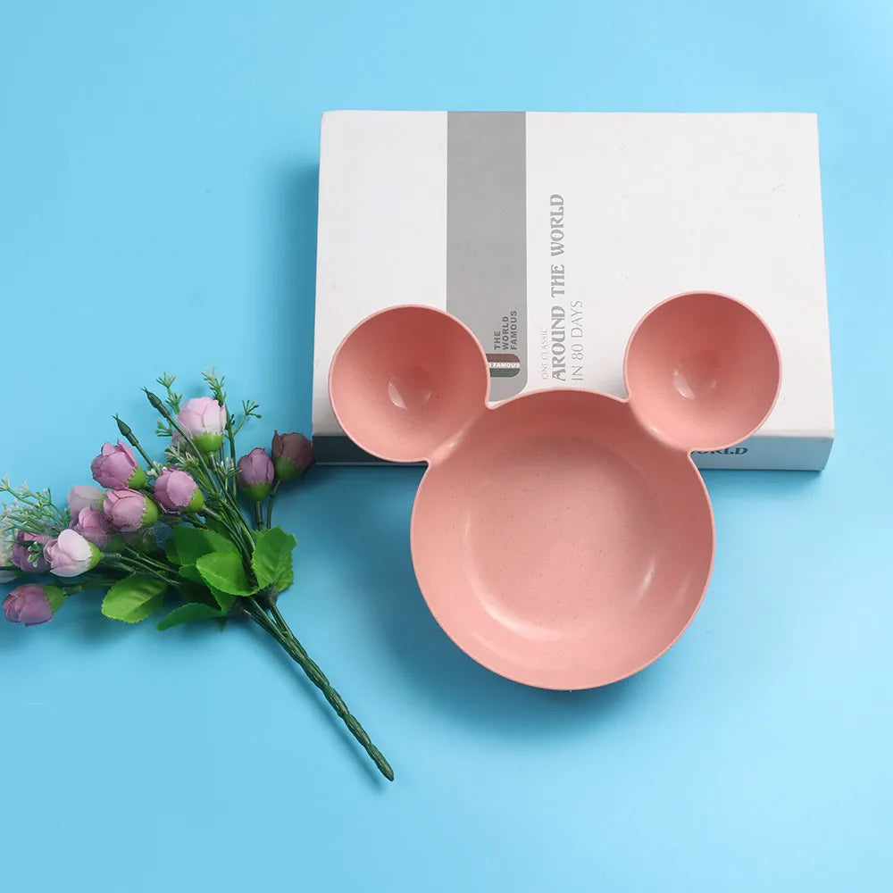 Cartoon Mouse Baby Plate