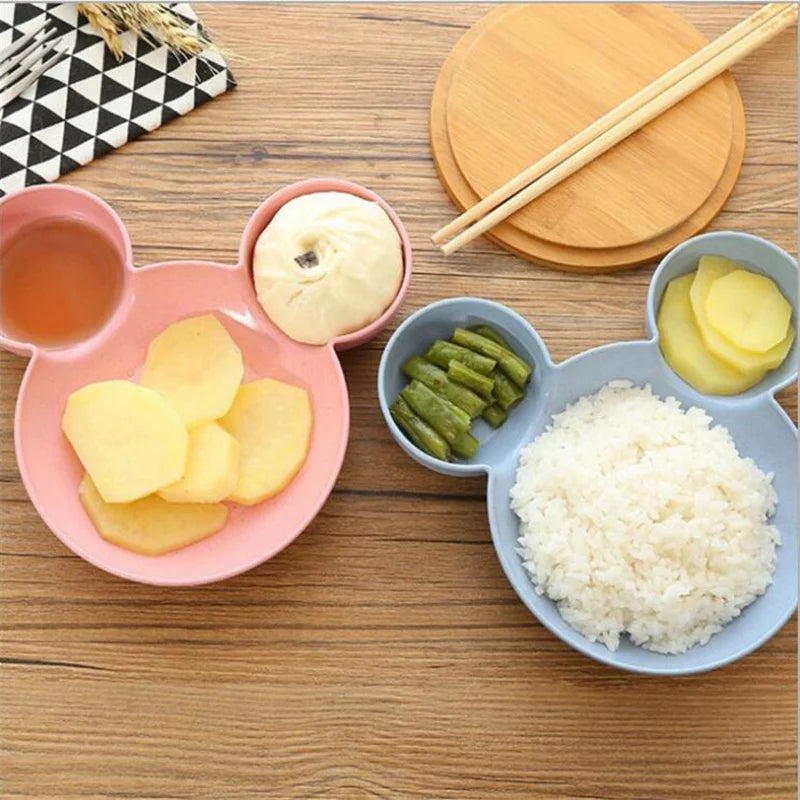 Cartoon Mouse Baby Plate