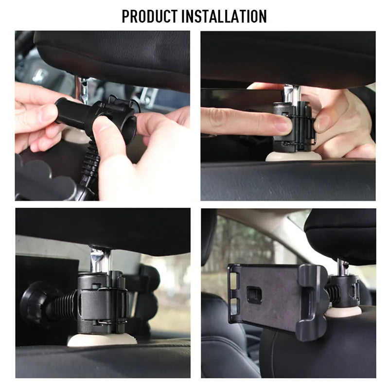 Universal Tablet Stand Car Seat Back Bracket For 4-11 Inch Tablet