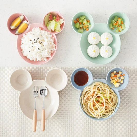 Cartoon Mouse Baby Plate