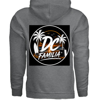Fan Charcoal Heather - G185 - BACK