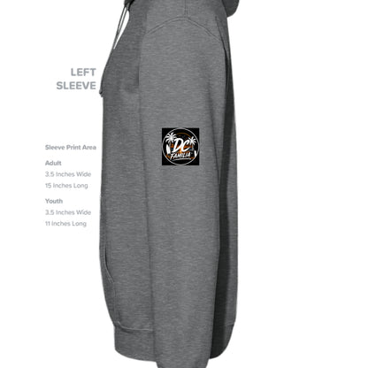 Fan Charcoal Heather - G185 - SLEEVE_LEFT