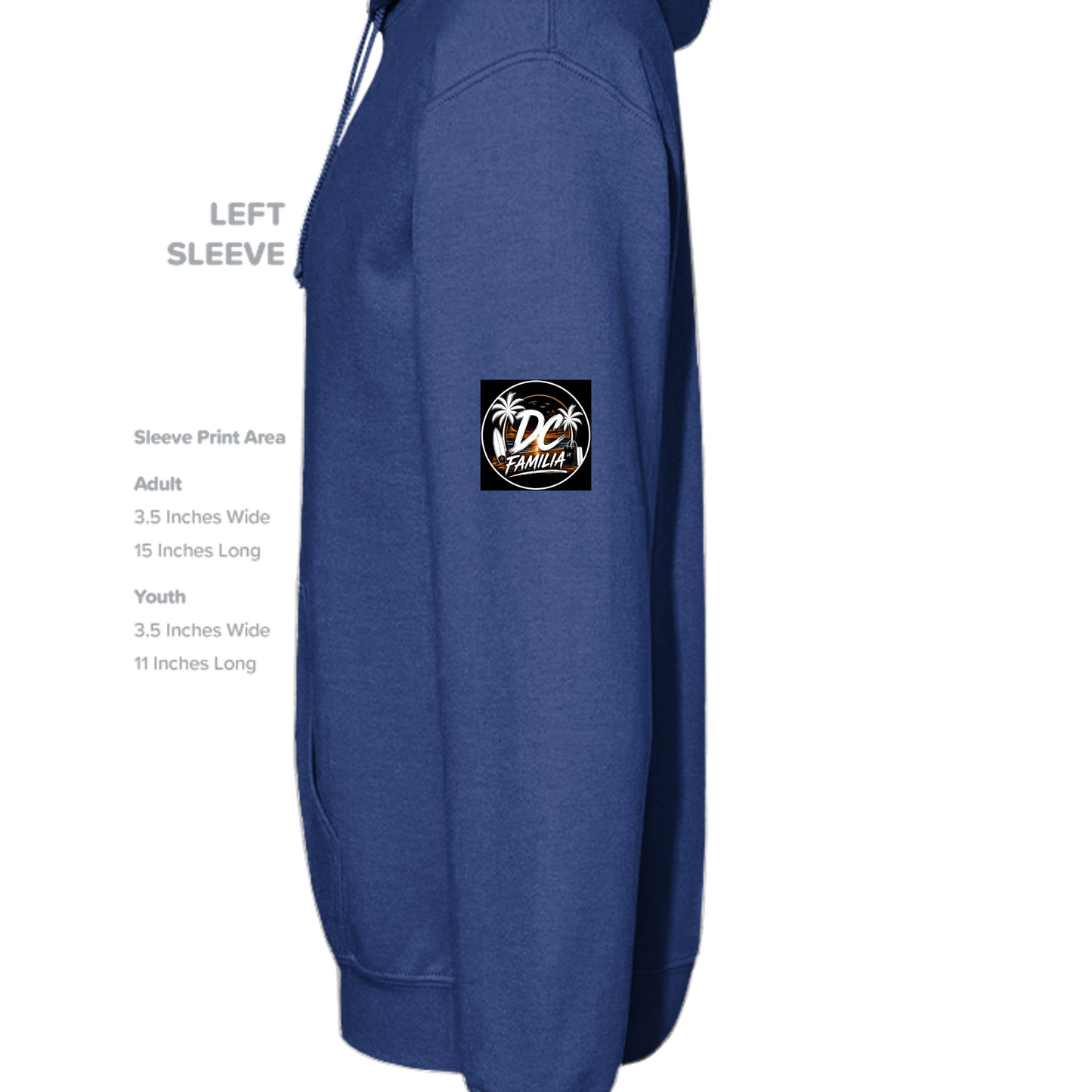 Fan Deep Royal - G185 - SLEEVE_LEFT