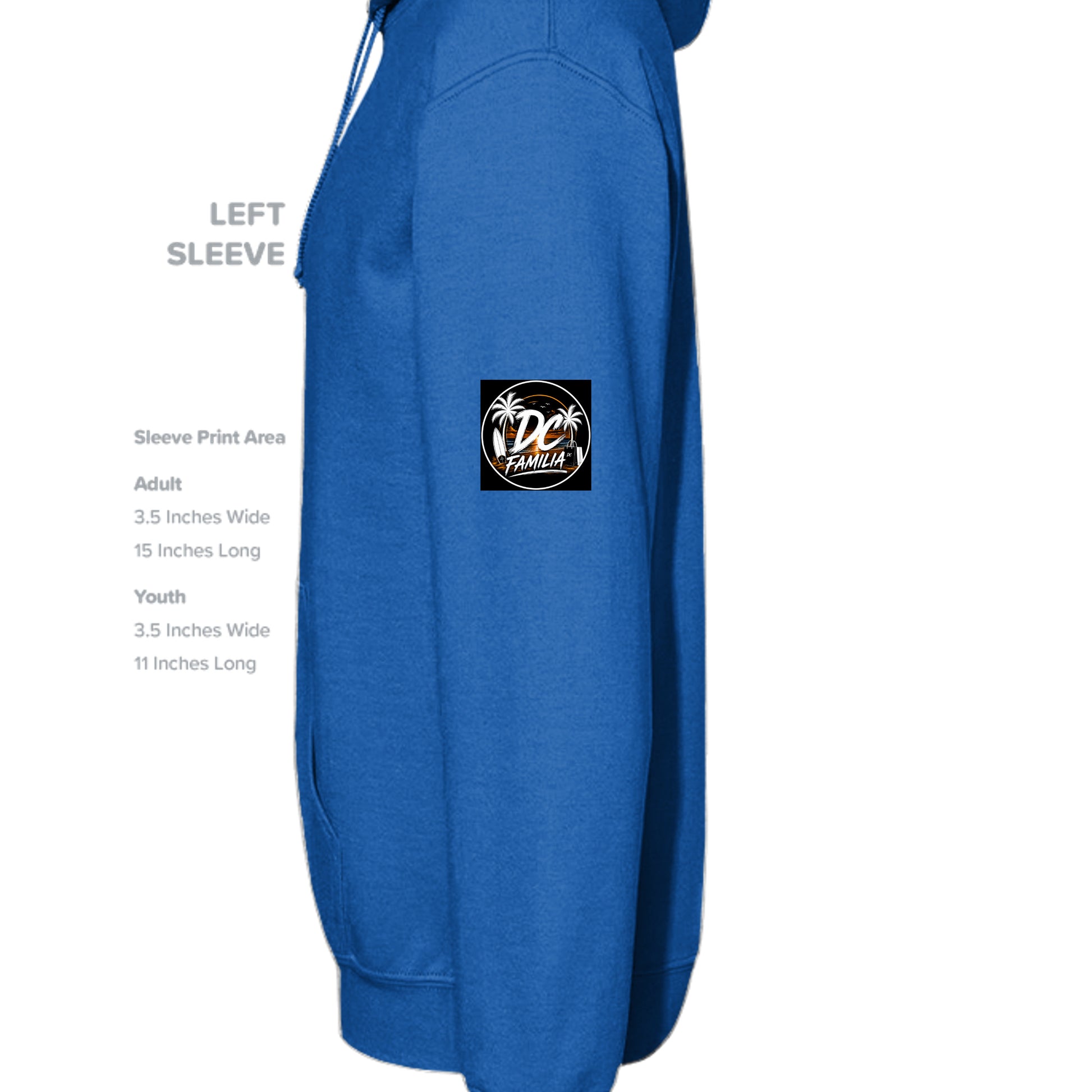 Neon Blue - G185 - SLEEVE_LEFT