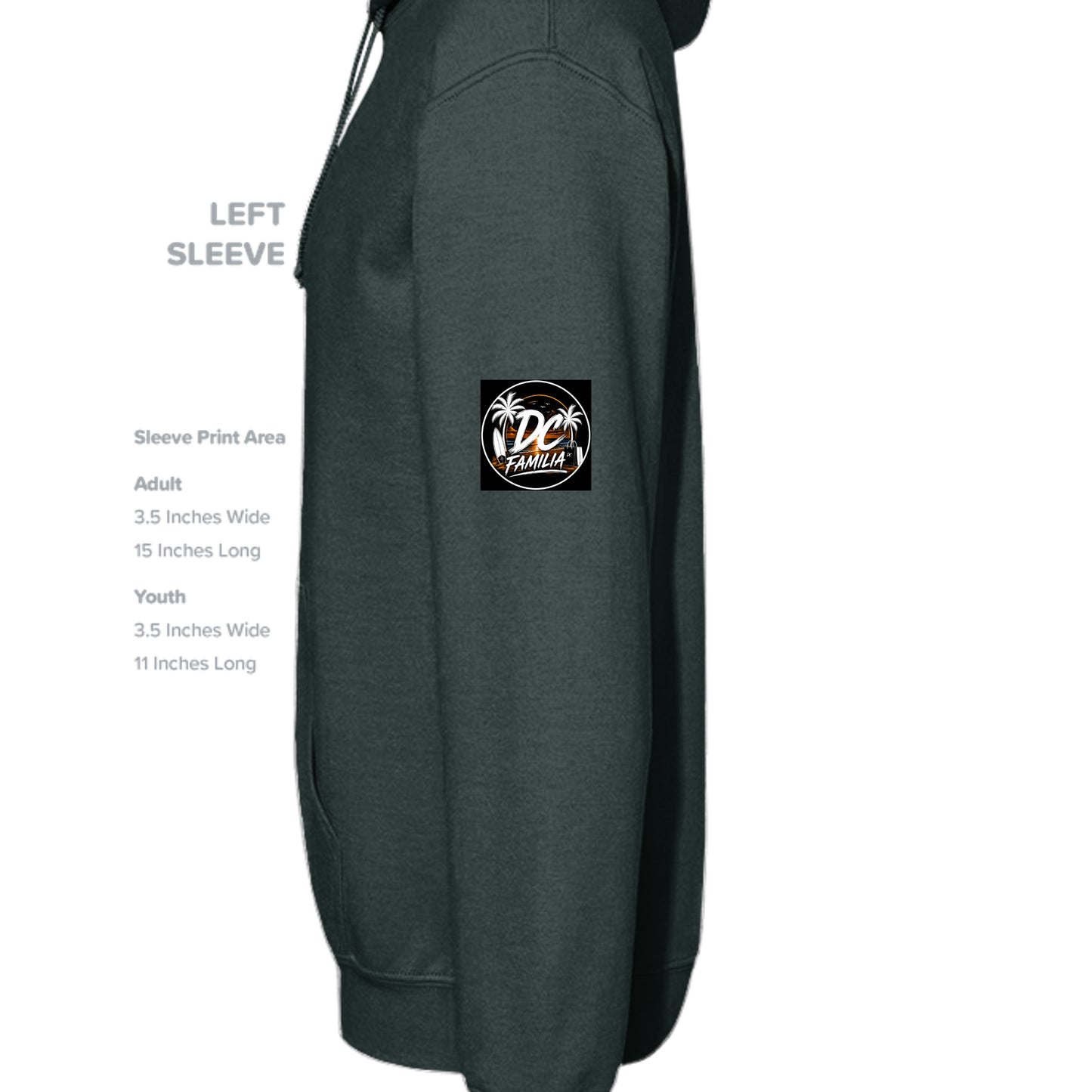 FOREST GREEN - G185 - SLEEVE_LEFT