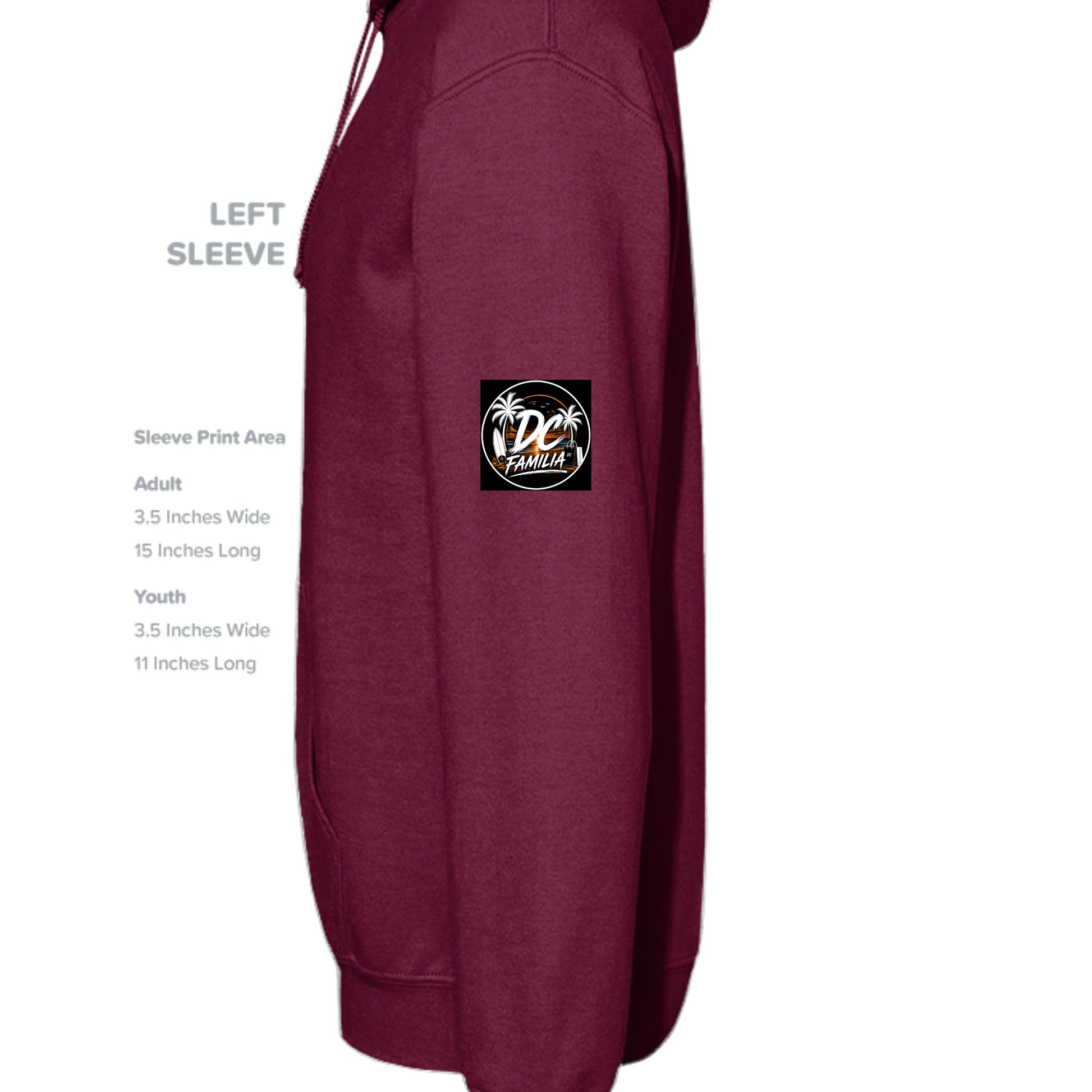 MAROON - G185 - SLEEVE_LEFT
