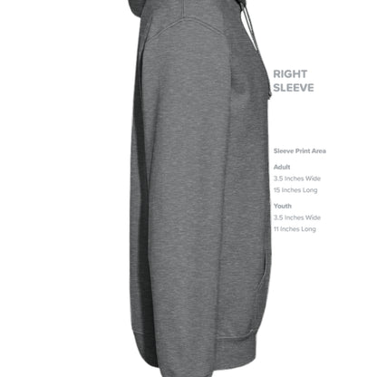 Fan Charcoal Heather - G185 - SLEEVE_RIGHT