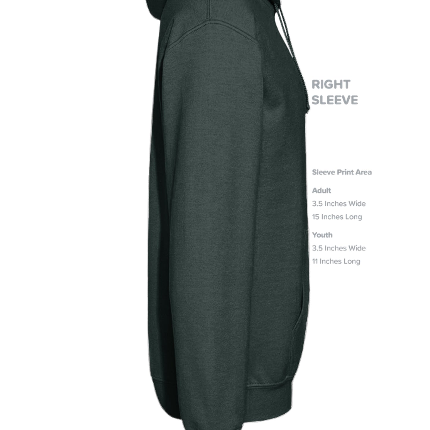 FOREST GREEN - G185 - SLEEVE_RIGHT