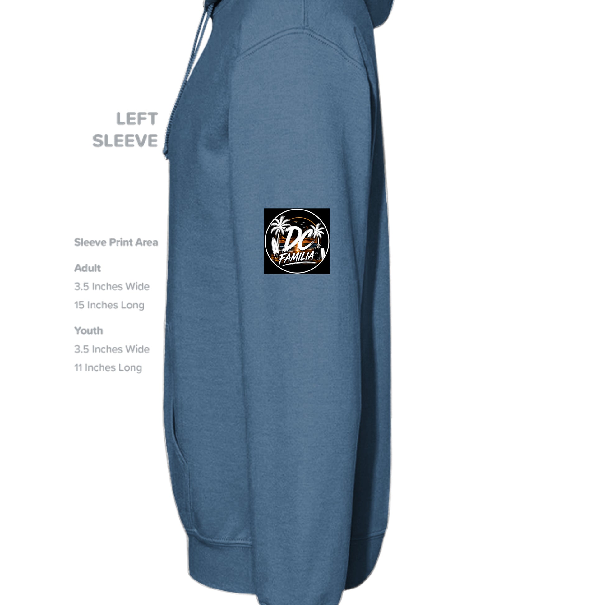 INDIGO BLUE - G185 - SLEEVE_LEFT