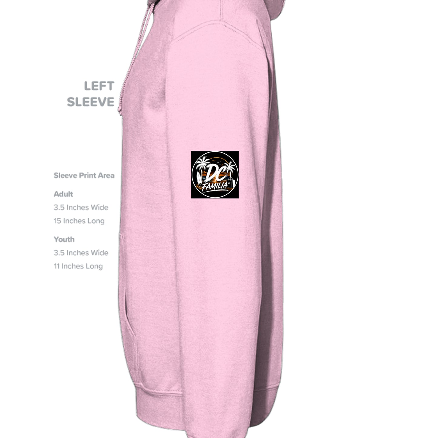 LIGHT PINK - G185 - SLEEVE_LEFT