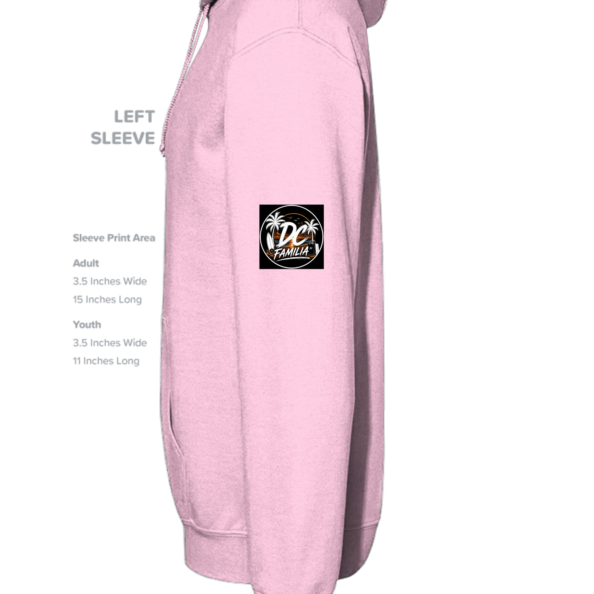LIGHT PINK - G185 - SLEEVE_LEFT