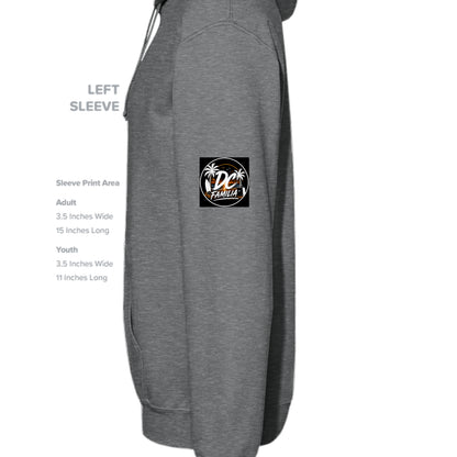 Fan Charcoal Heather - G185 - SLEEVE_LEFT